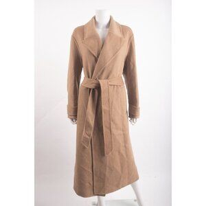 Zara Tan Trench Coat with Wrap Design and Belt